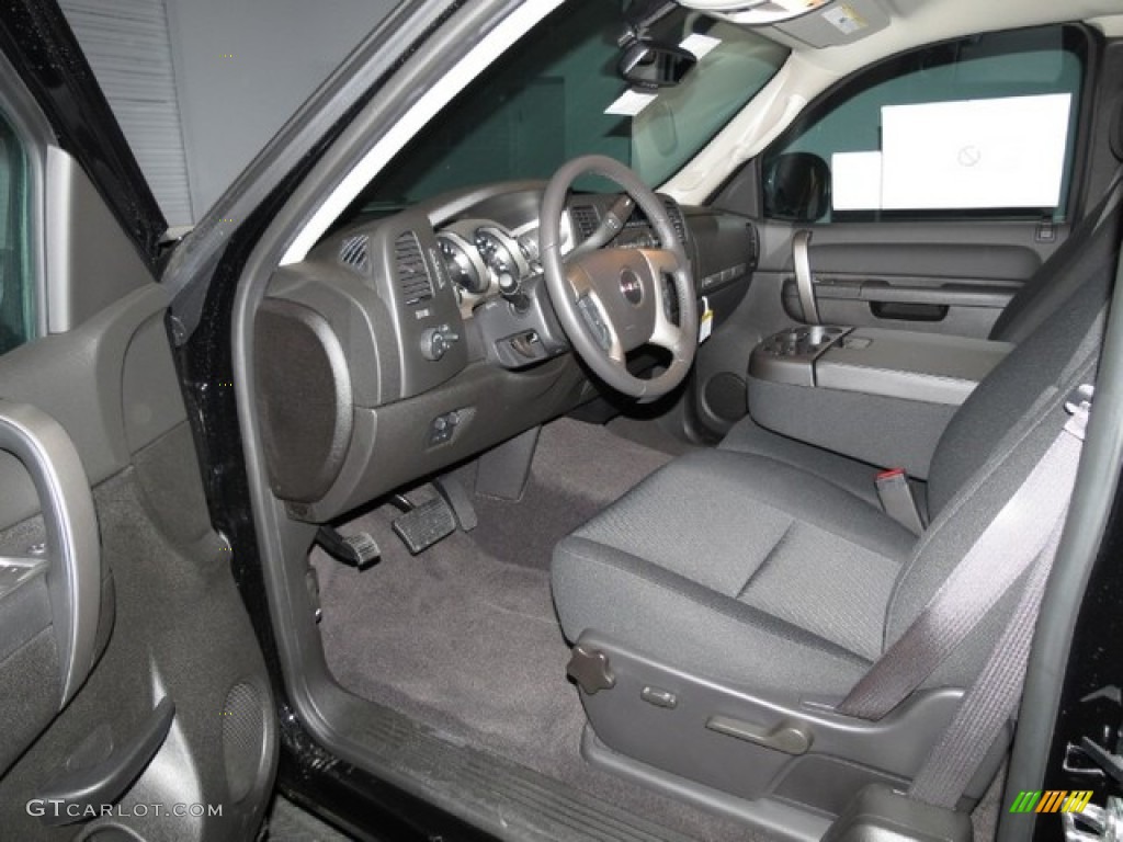2013 Sierra 1500 SLE Extended Cab 4x4 - Onyx Black / Ebony photo #4