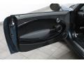 Punch Carbon Black Leather 2010 Mini Cooper S Convertible Door Panel
