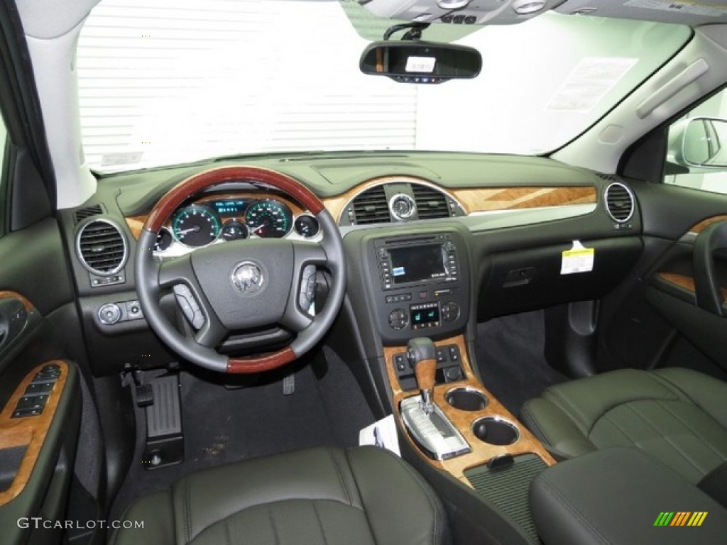 Ebony Interior 2012 Buick Enclave FWD Photo #76141023