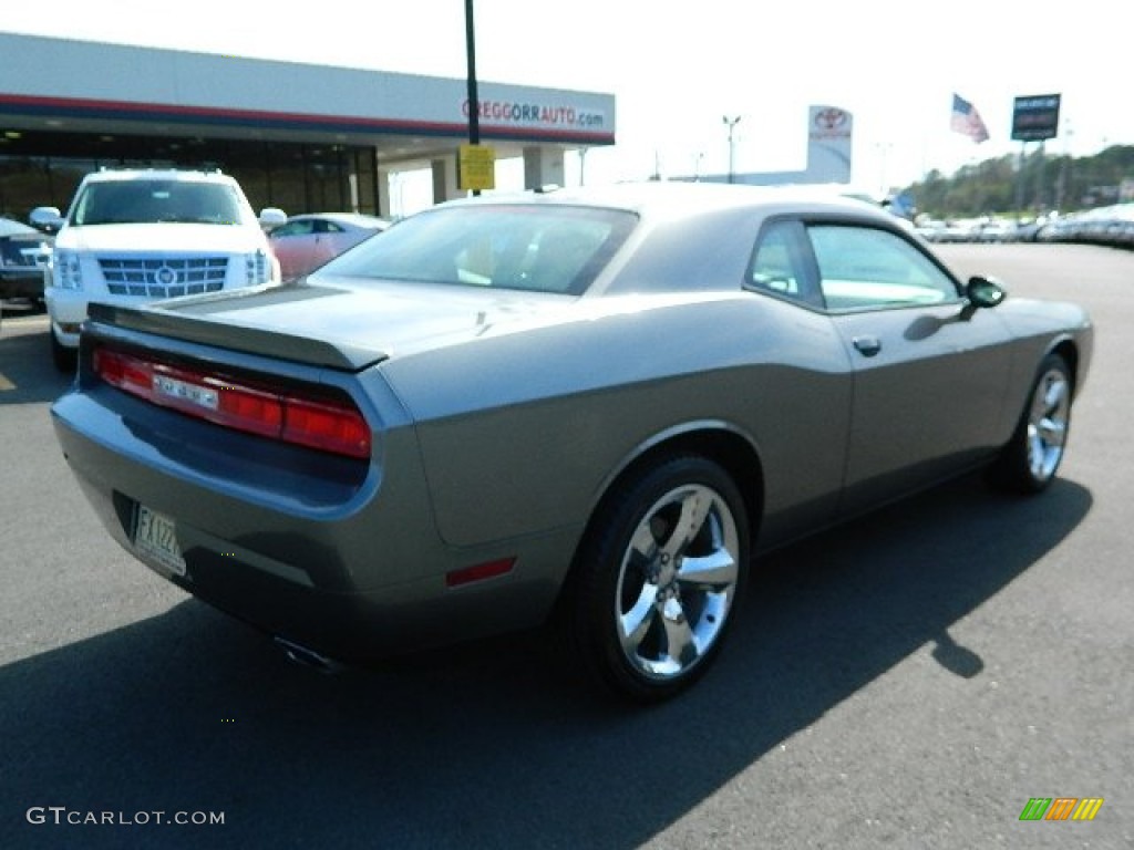 2011 Challenger R/T - Tungsten Metallic / Dark Slate Gray photo #4