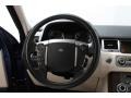 Premium Ivory/Ebony Stitching 2010 Land Rover Range Rover Sport Supercharged Steering Wheel