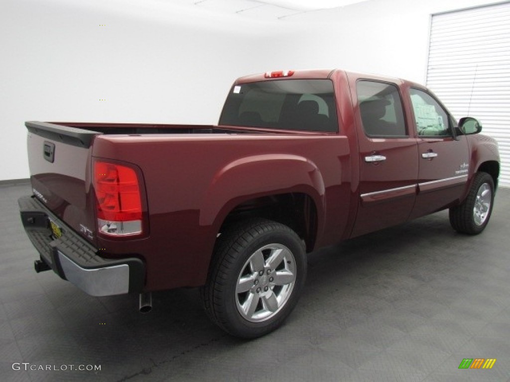 2013 Sierra 1500 SLE Crew Cab - Sonoma Red Metallic / Ebony photo #2