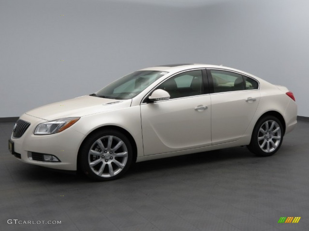White Diamond Tricoat 2012 Buick Regal Turbo Exterior Photo #76142826