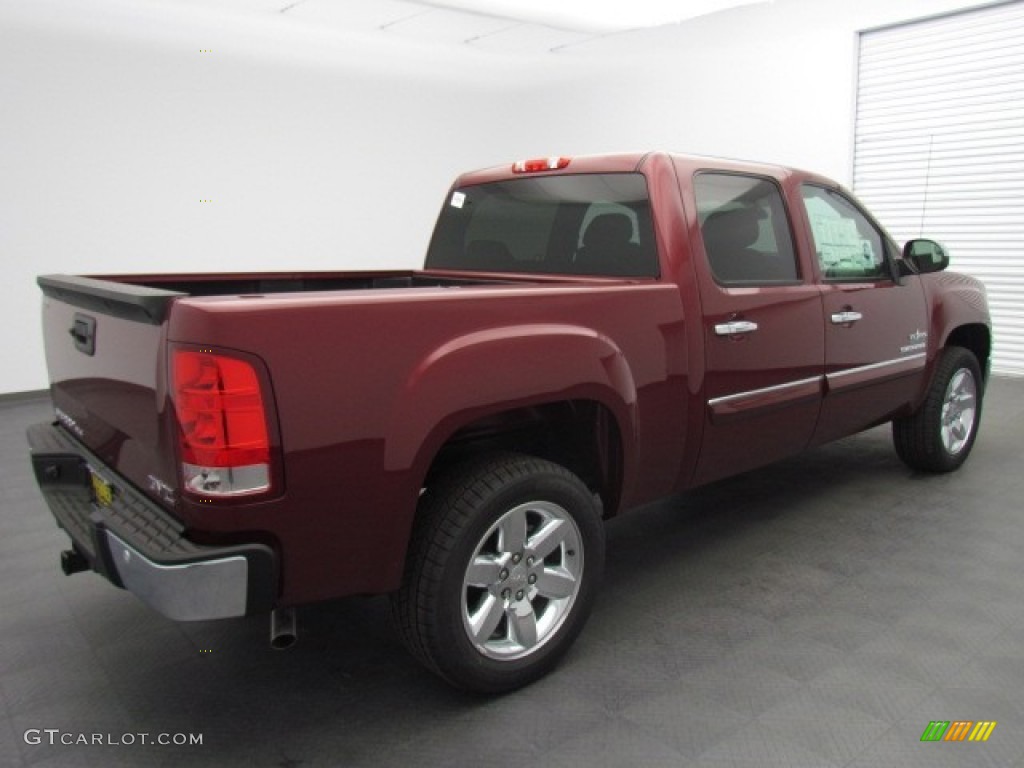 2013 Sierra 1500 SLE Crew Cab - Sonoma Red Metallic / Ebony photo #2