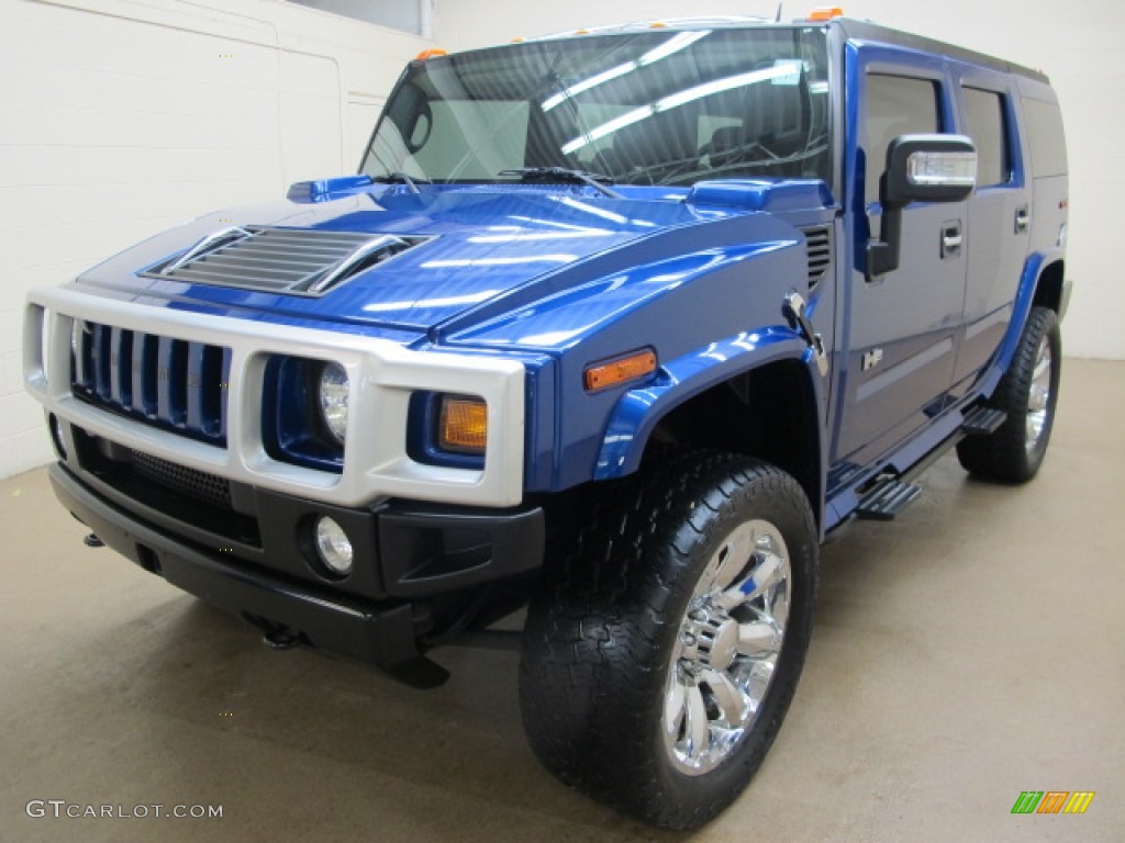 Pacific Blue 2006 Hummer H2 SUV Exterior Photo #76143044