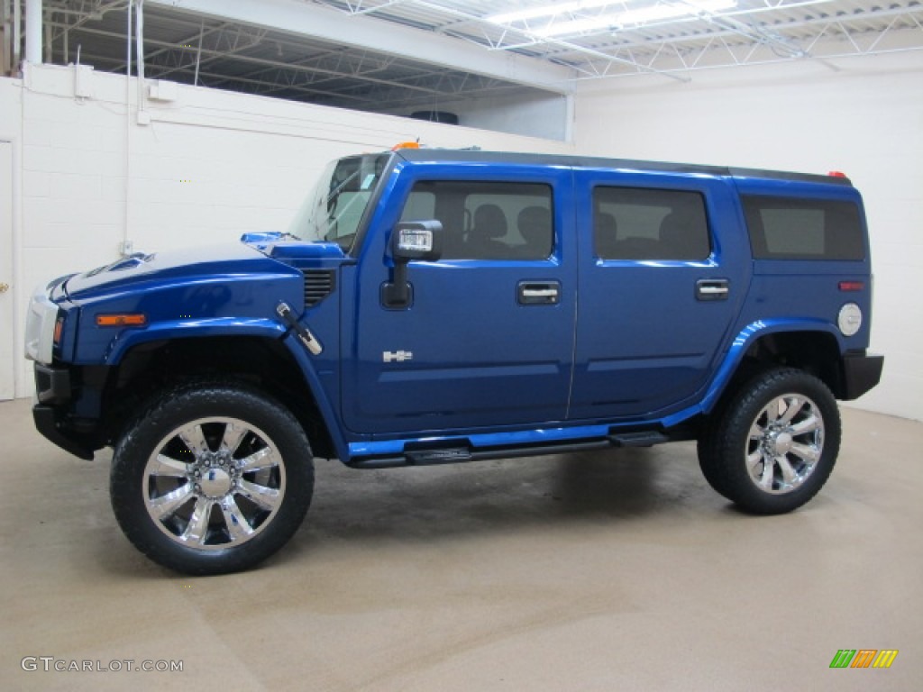 Pacific Blue 2006 Hummer H2 SUV Exterior Photo #76143062