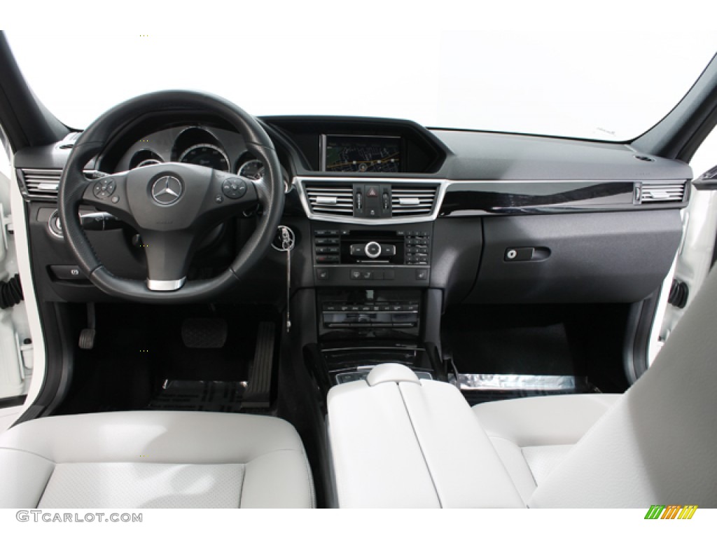 2010 Mercedes-Benz E 350 4Matic Sedan Ash Gray Dashboard Photo #76143207