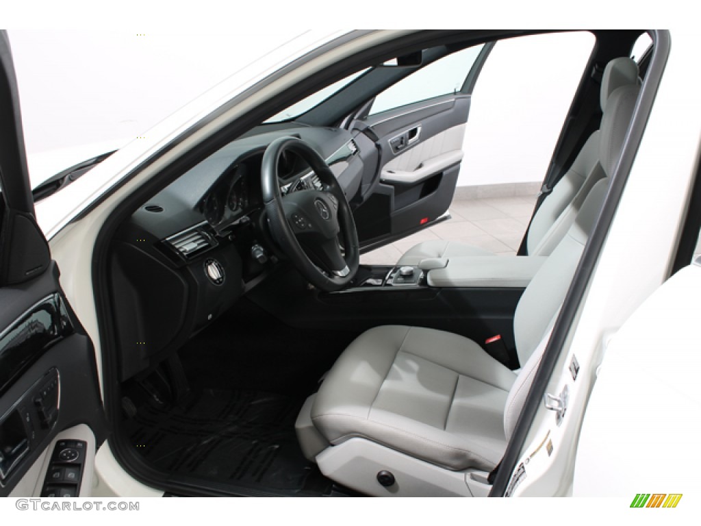 Ash Gray Interior 2010 Mercedes-Benz E 350 4Matic Sedan Photo #76143506