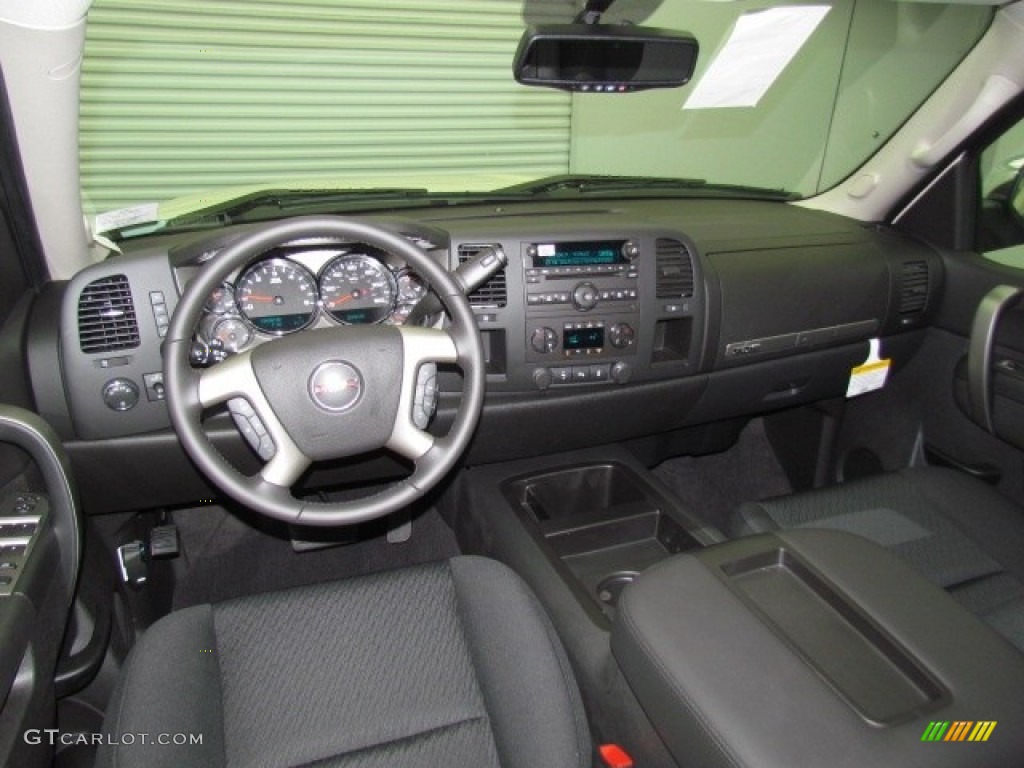 2013 Sierra 1500 SLE Crew Cab - White Diamond Tricoat / Ebony photo #4