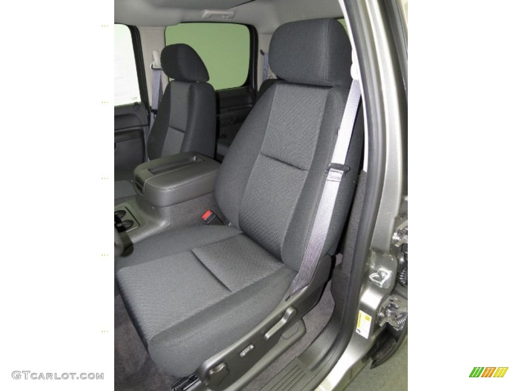 2013 Sierra 1500 SLE Crew Cab - Steel Gray Metallic / Ebony photo #3