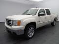 2013 White Diamond Tricoat GMC Sierra 1500 SLE Crew Cab  photo #1