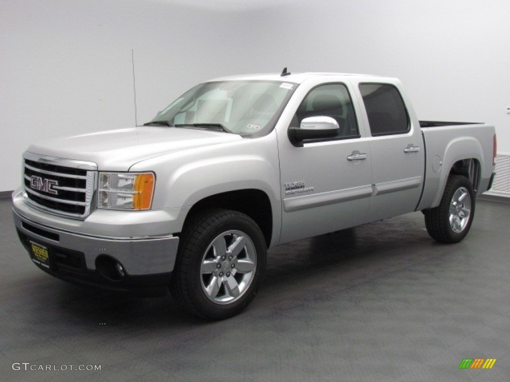 Quicksilver Metallic 2013 GMC Sierra 1500 SLE Crew Cab Exterior Photo #76144712