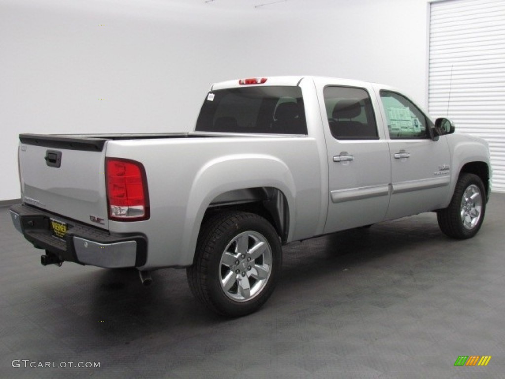 2013 Sierra 1500 SLE Crew Cab - Quicksilver Metallic / Ebony photo #2