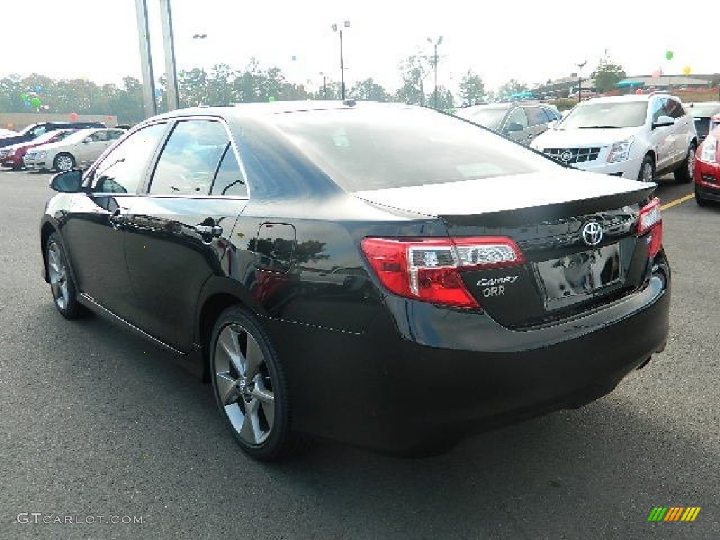 2012 Camry SE - Attitude Black Metallic / Black/Ash photo #5