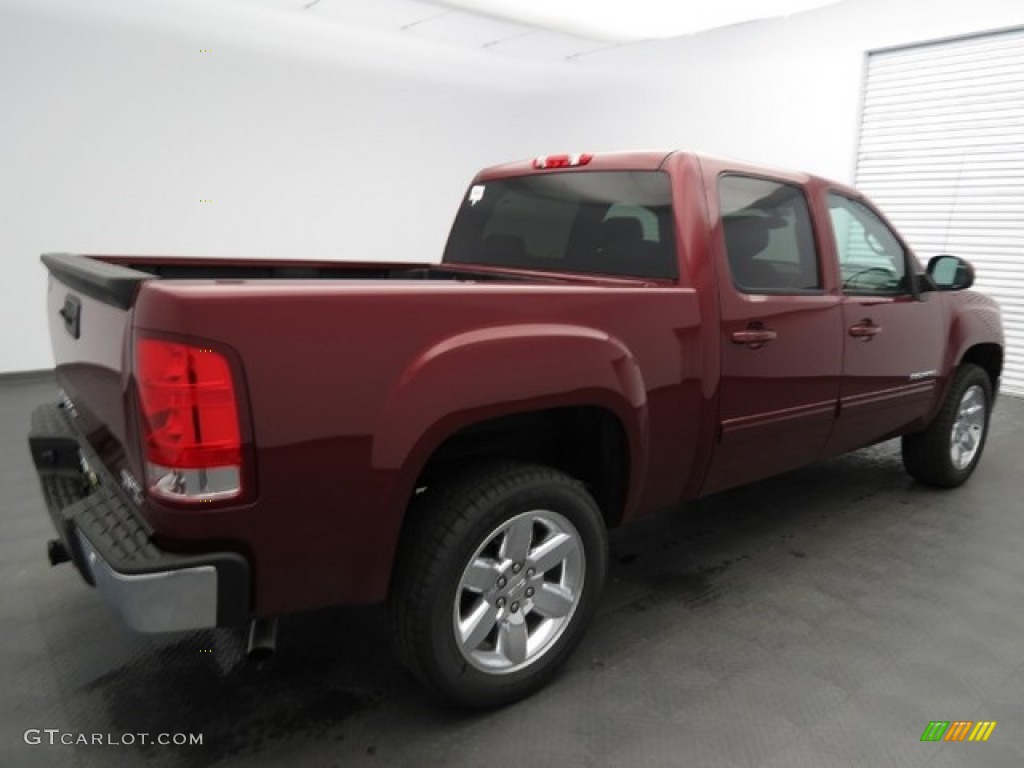 2013 Sierra 1500 SLT Crew Cab - Sonoma Red Metallic / Ebony photo #3