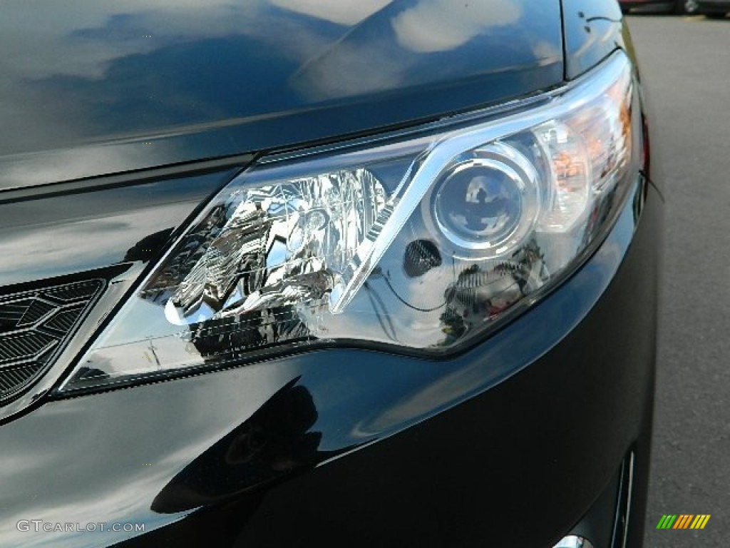 2012 Camry SE - Attitude Black Metallic / Black/Ash photo #9