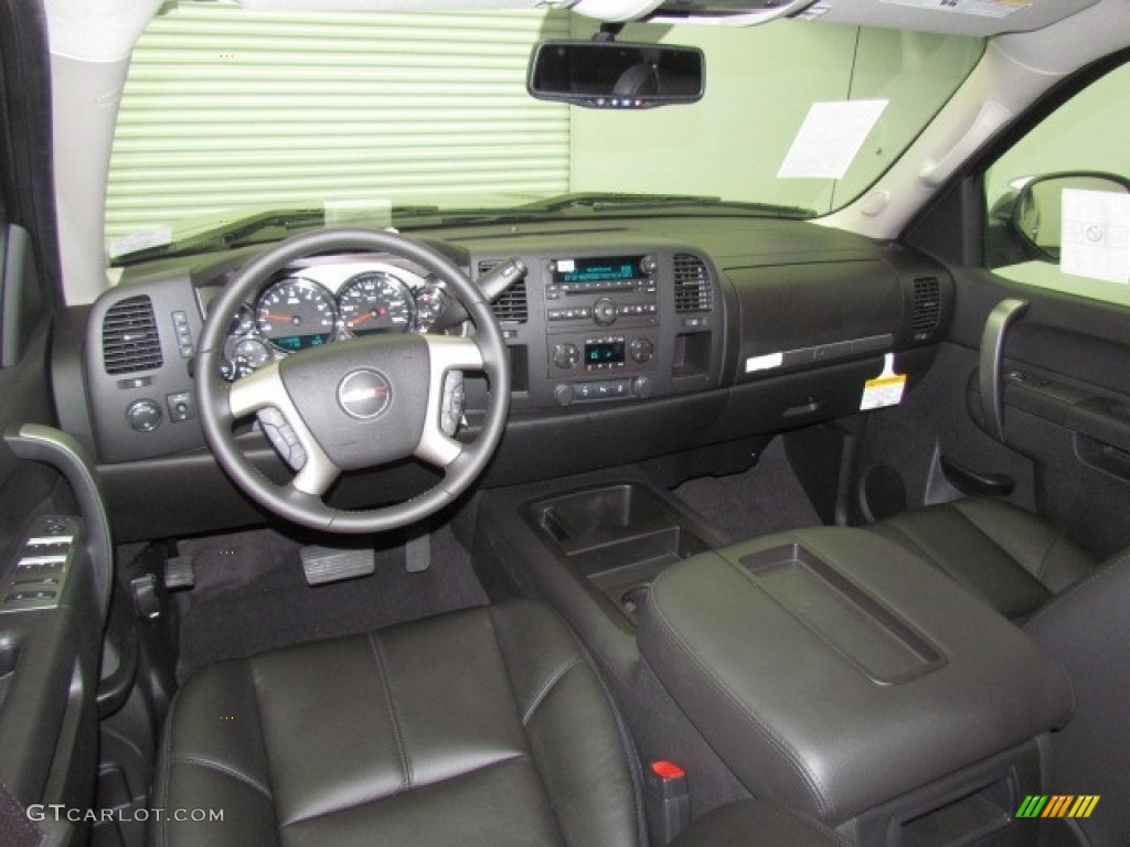 2013 Sierra 1500 SLE Crew Cab - Steel Gray Metallic / Ebony photo #5