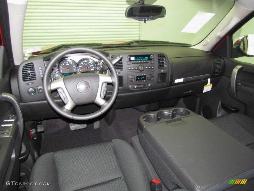 2013 Sierra 1500 SLE Crew Cab - Fire Red / Ebony photo #5