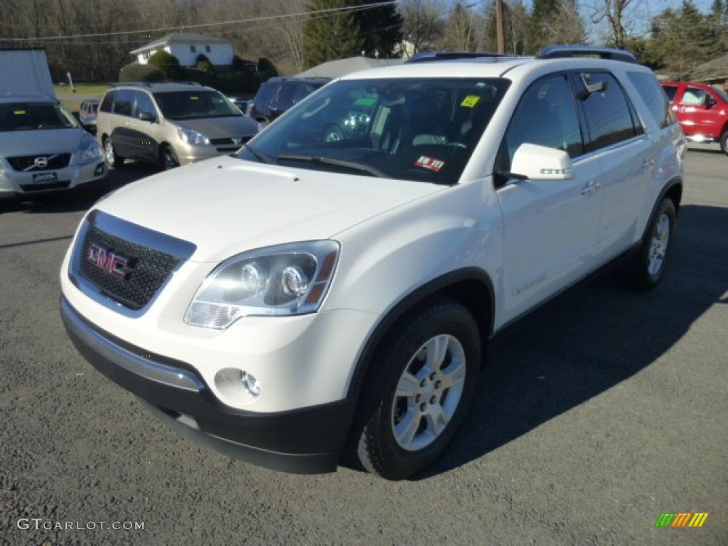 Summit White 2008 GMC Acadia SLT AWD Exterior Photo #76145501