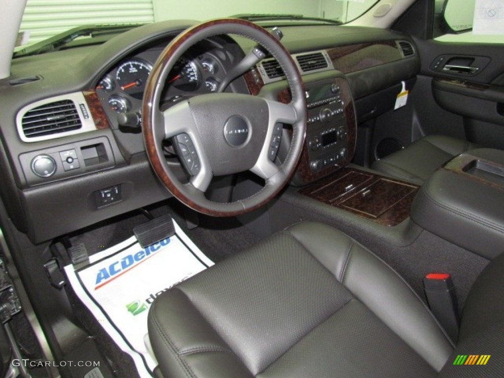 2013 Sierra 1500 Denali Crew Cab AWD - Steel Gray Metallic / Ebony photo #4