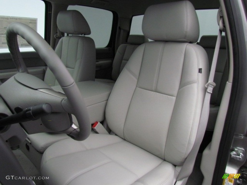 Light Titanium/Dark Titanium Interior 2013 GMC Sierra 1500 SLE Crew Cab Photo #76145934
