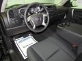 Ebony 2013 GMC Sierra 1500 SLE Crew Cab Interior Color