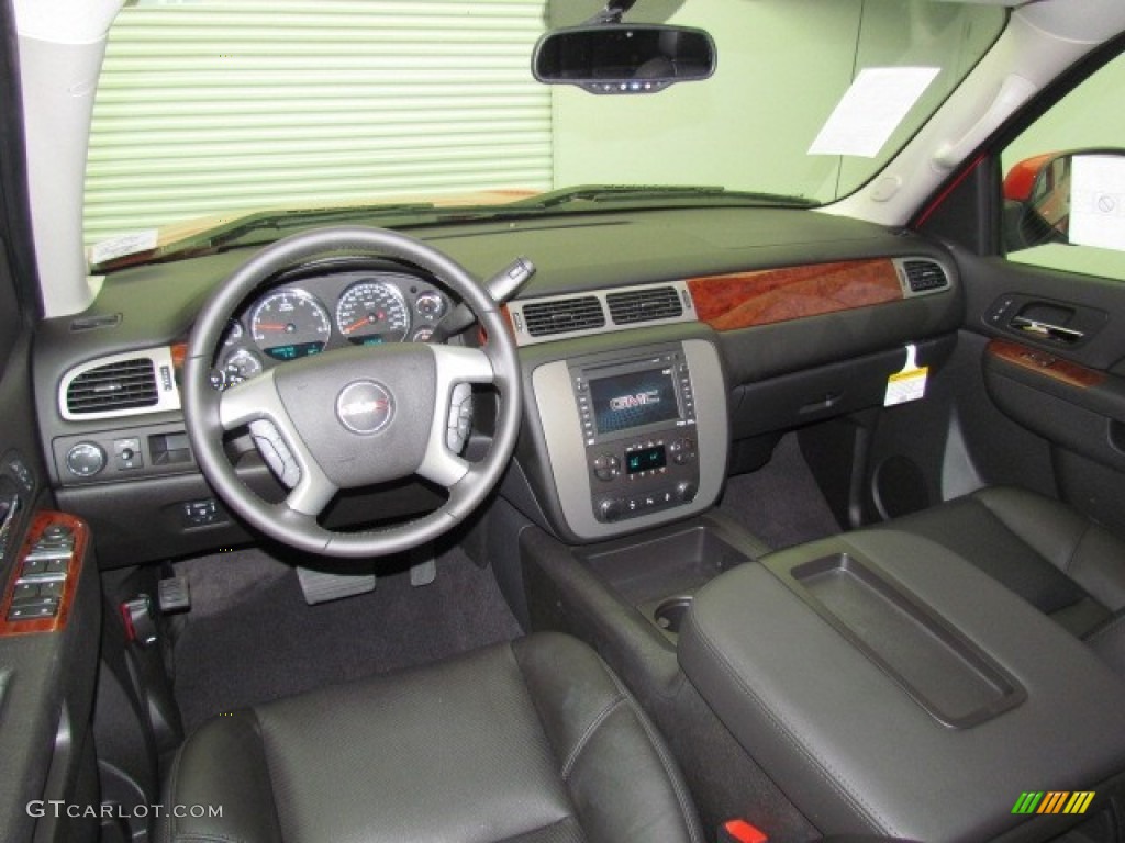 2013 Sierra 1500 SLT Crew Cab - Fire Red / Ebony photo #5