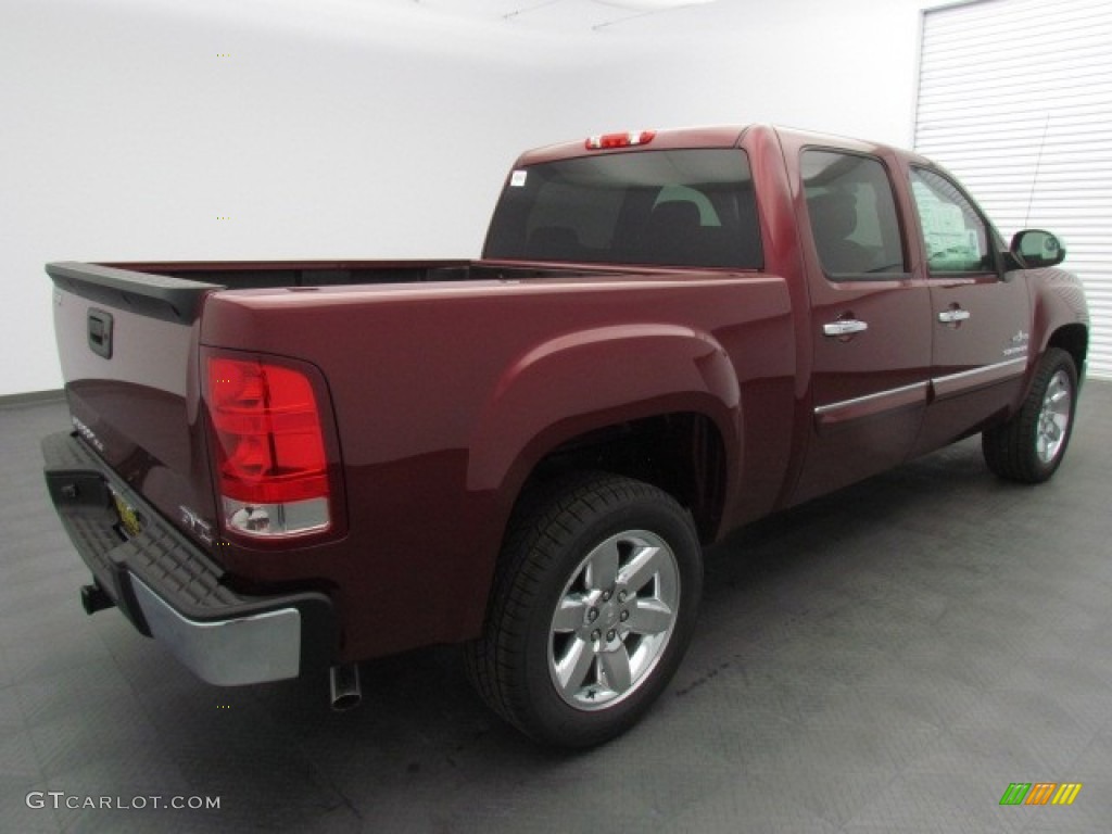 2013 Sierra 1500 SLE Crew Cab - Sonoma Red Metallic / Ebony photo #2