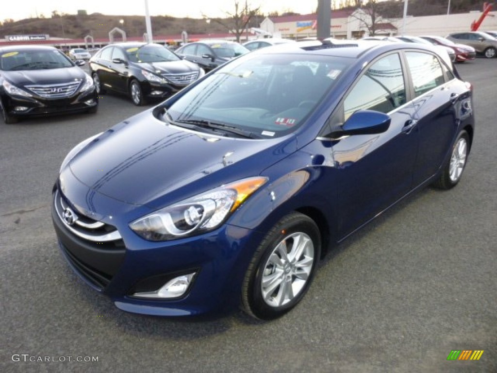 2013 Elantra GT - Atlantic Blue / Black photo #3