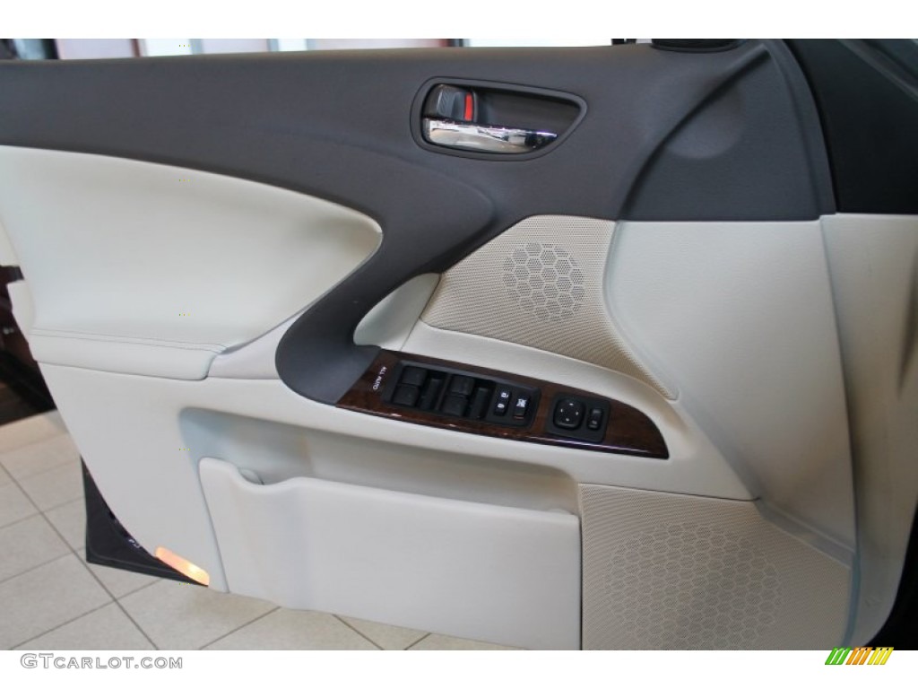 2011 Lexus IS 250 AWD Ecru Door Panel Photo #76148807