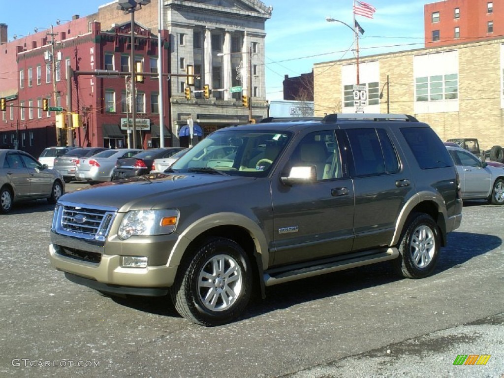 2006 Explorer Eddie Bauer 4x4 - Dark Stone Metallic / Camel photo #1