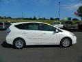 2012 Blizzard White Pearl Toyota Prius v Three Hybrid  photo #2