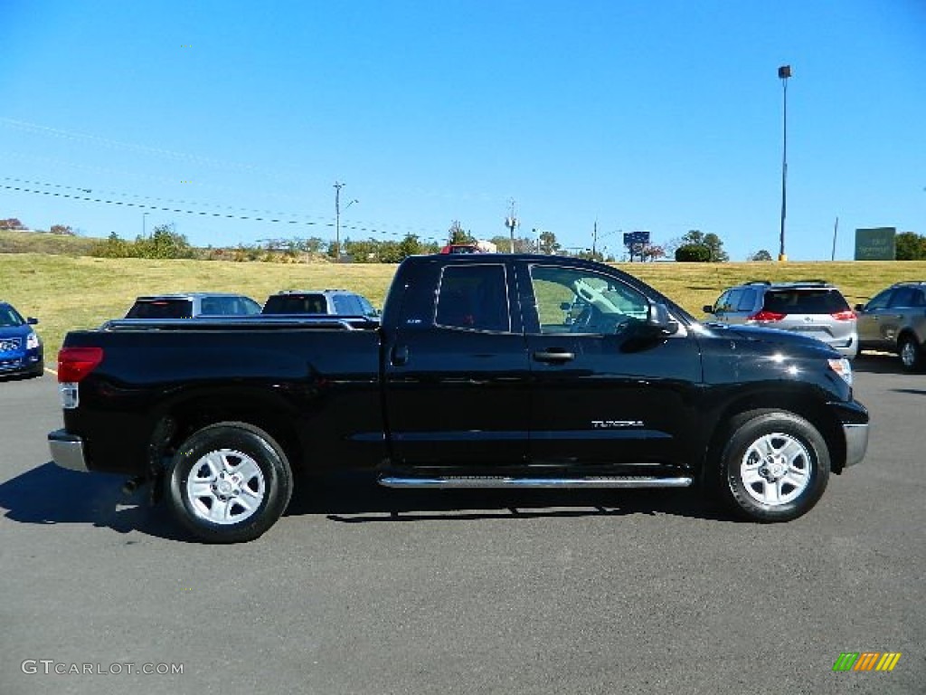 2010 Tundra SR5 Double Cab - Black / Graphite Gray photo #2