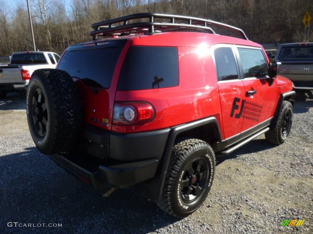 2012 FJ Cruiser Trail Teams Special Edition 4WD - Radiant Red / Dark Charcoal/Red photo #6