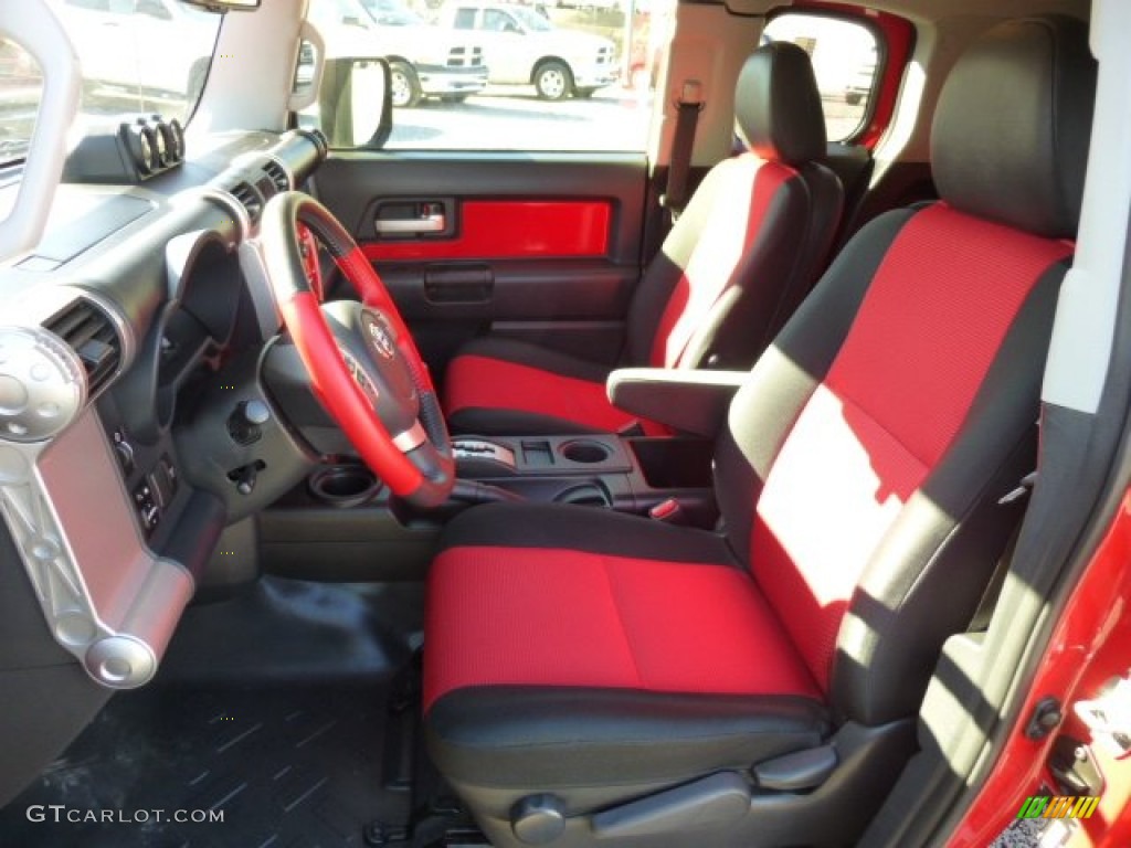 2012 FJ Cruiser Trail Teams Special Edition 4WD - Radiant Red / Dark Charcoal/Red photo #10