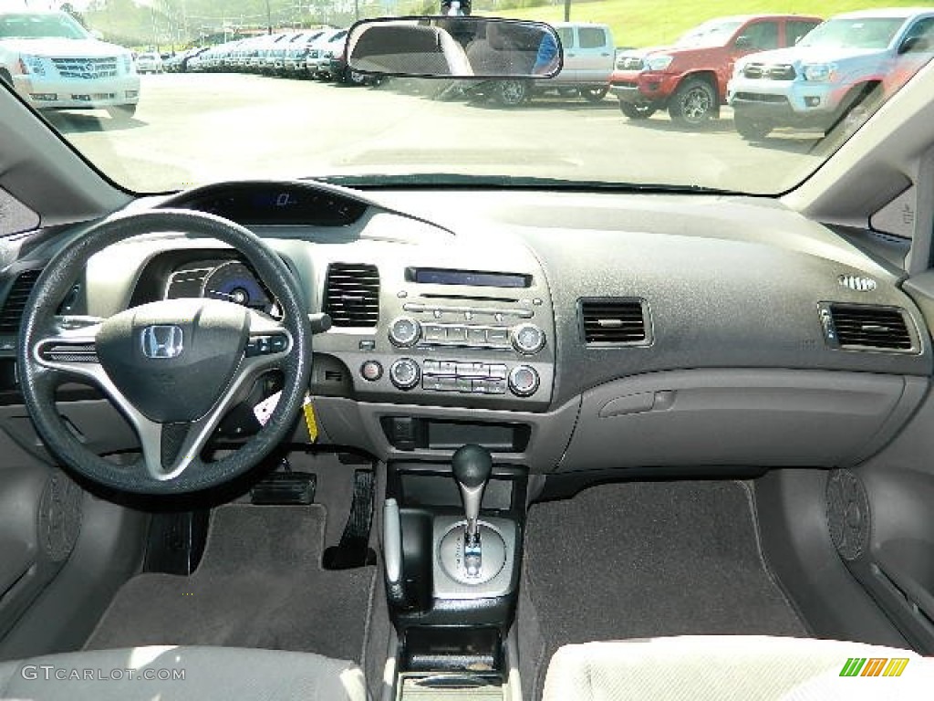 2011 Honda Civic LX Sedan Gray Dashboard Photo #76150962