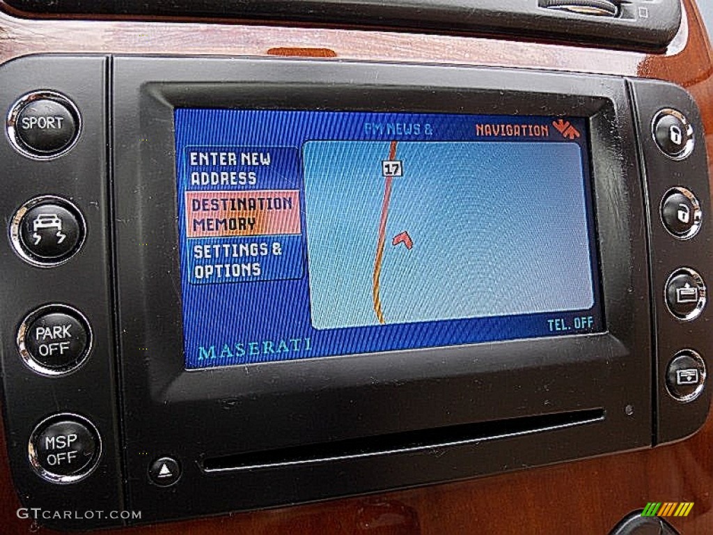 2007 Maserati Quattroporte Executive GT Navigation Photos