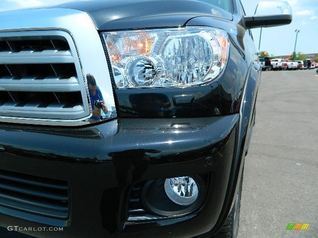 2012 Sequoia Limited 4WD - Black / Sand Beige photo #9