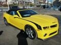 2012 Rally Yellow Chevrolet Camaro SS/RS Convertible  photo #3