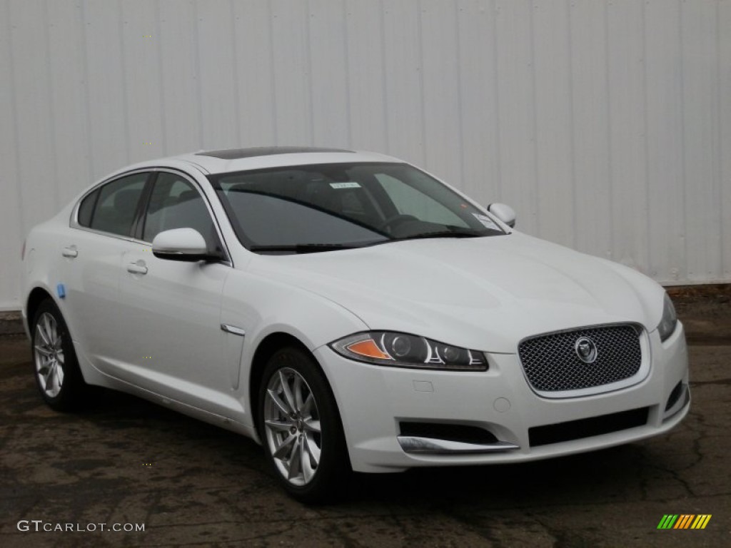 Polaris White 2013 Jaguar XF I4 T Exterior Photo #76154619