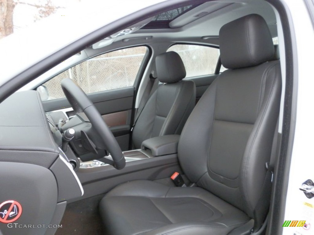 Warm Charcoal Interior 2013 Jaguar XF I4 T Photo #76154706