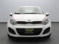 2013 Clear White Kia Rio LX 5-Door  photo #2