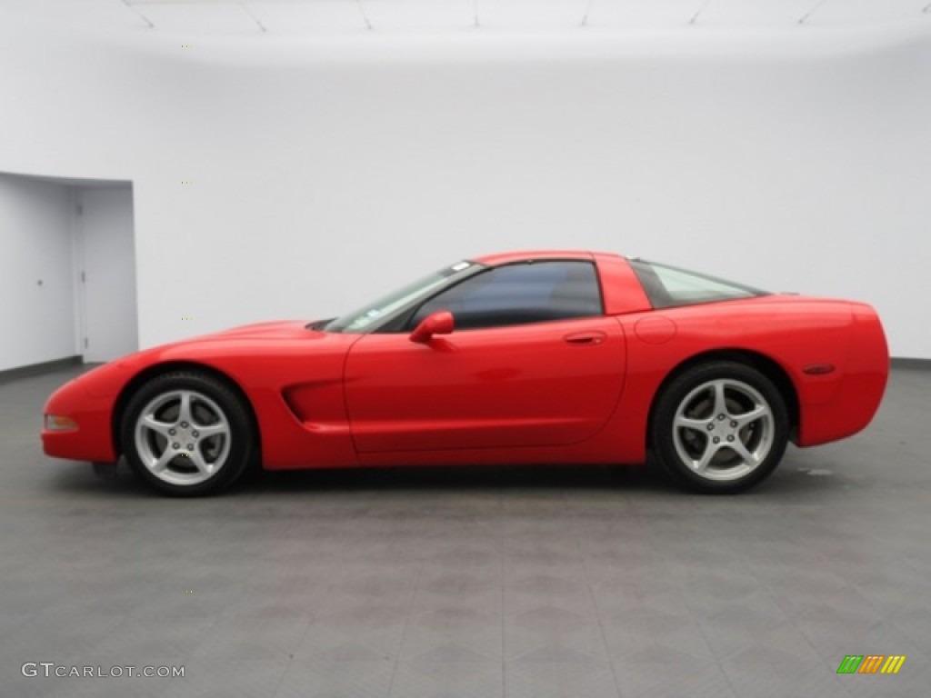 2004 Corvette Coupe - Torch Red / Black photo #8