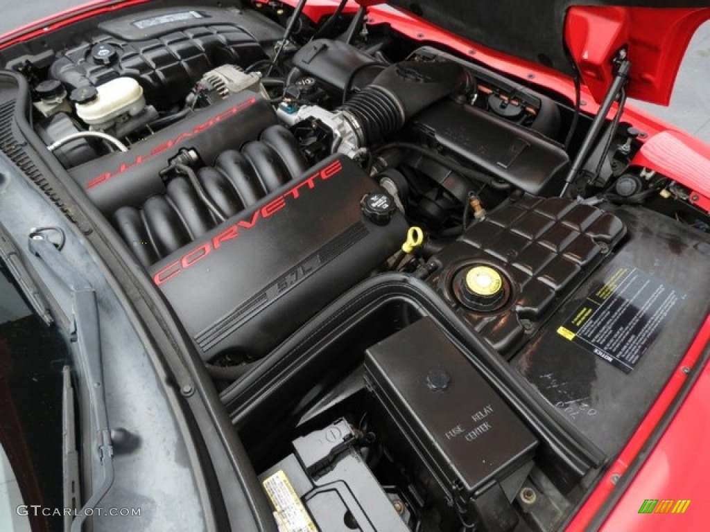2004 Corvette Coupe - Torch Red / Black photo #10