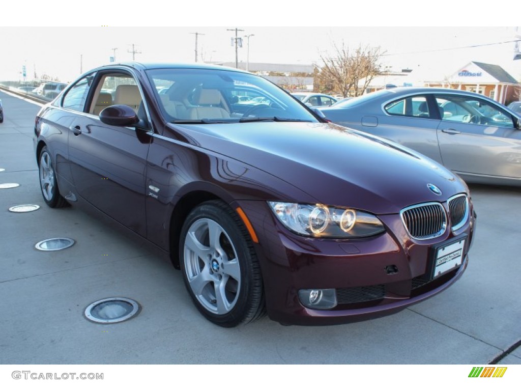 2009 3 Series 328xi Coupe - Barbara Red Metallic / Cream Beige Dakota Leather photo #7