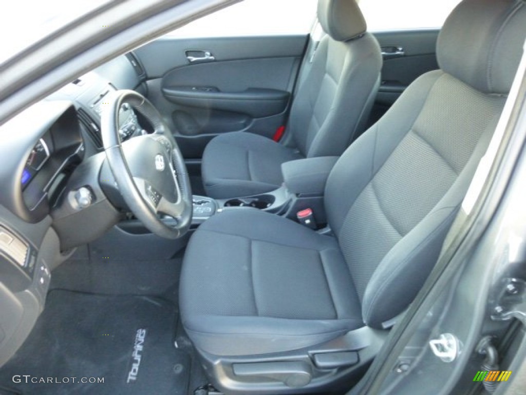 2009 Elantra Touring - Carbon Gray / Black photo #7