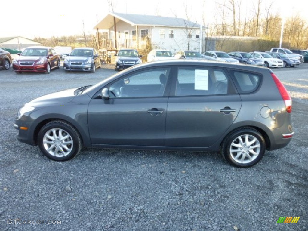 2009 Elantra Touring - Carbon Gray / Black photo #8