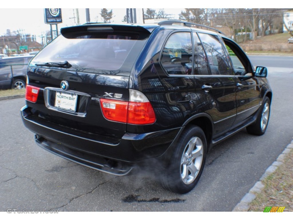 2006 X5 3.0i - Black Sapphire Metallic / Beige photo #6