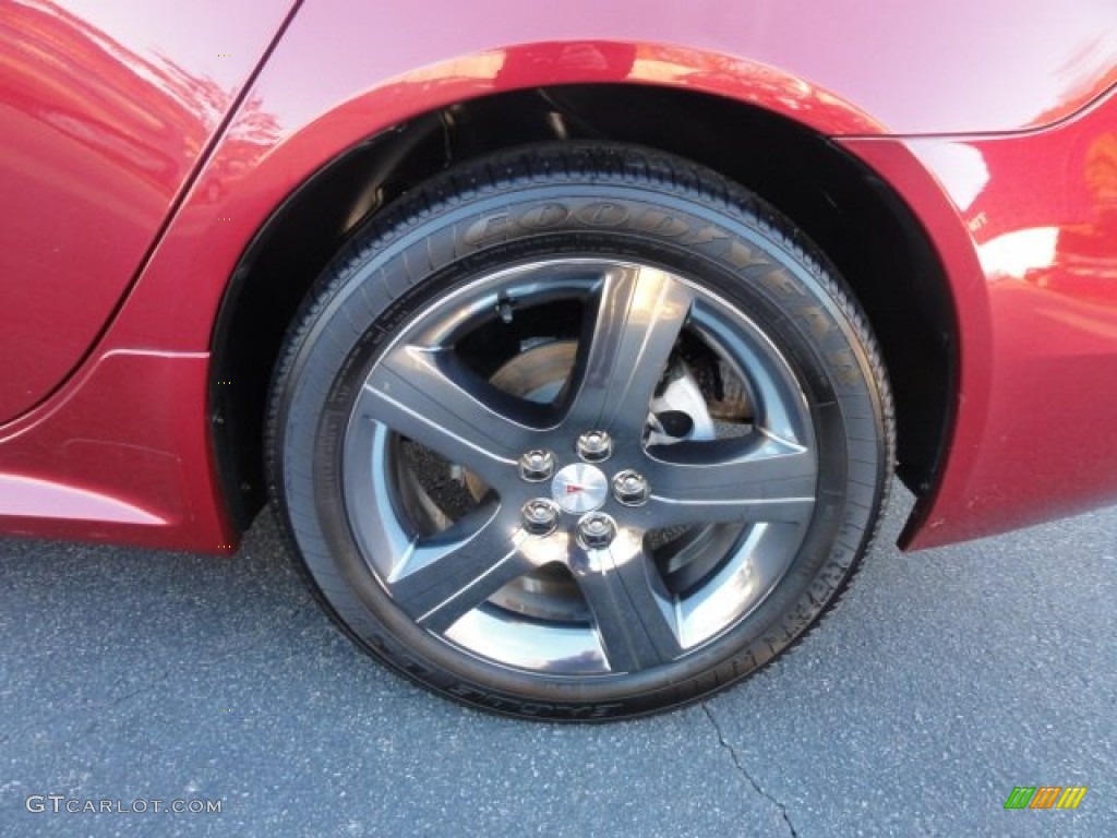 2008 G6 GXP Sedan - Performance Red Metallic / Light Taupe photo #7