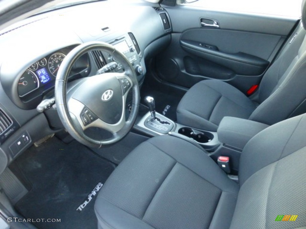 2009 Elantra Touring - Carbon Gray / Black photo #17